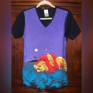 Lion king scrub top